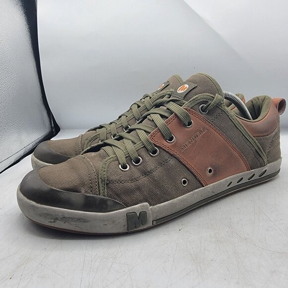 Merrell Rant Edge Mens 12 Dark Olive Green Casual Shoes Outdoors Comfort J72555 main image 9